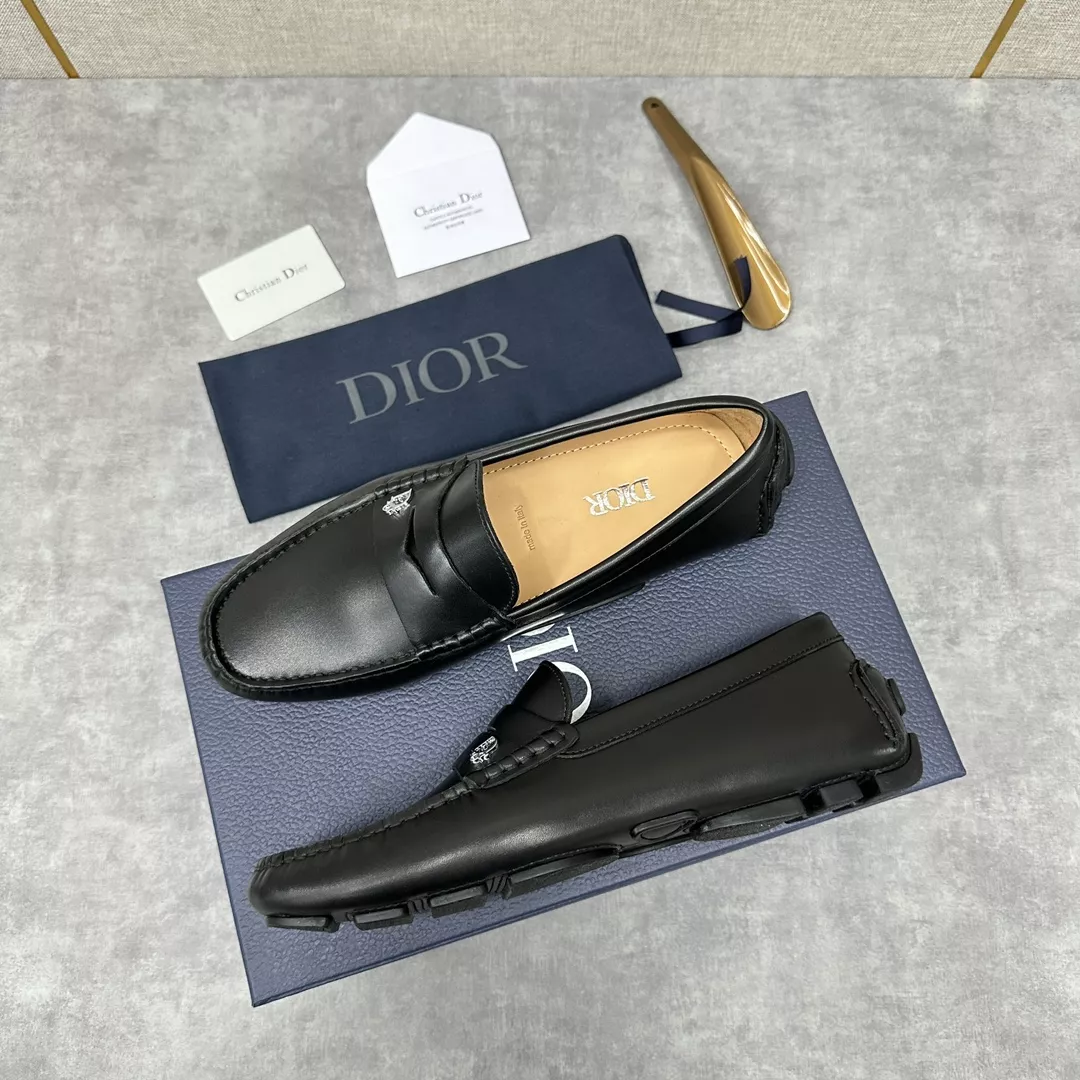 christian dior cuir chaussures pour femme s_12744663